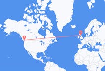 Flyg från Vancouver, Kanada till Edinburgh, Skottland