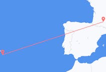 Loty z Santa Maria, Portugalia do Tuluzy, Francja