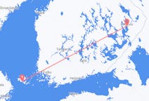 เที่ยวบิน จาก มารีเอฮัมน์, หมู่เกาะโอลันด์ ไปยัง โจเอินซู, ฟินแลนด์