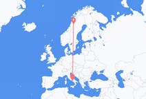 Flights from Naples, Italy to Hemavan, Sweden