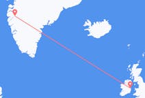 出发地 格陵兰出发地 坎格鲁斯苏克目的地 爱尔兰都柏林的航班