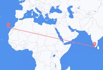 印度出发地 锡鲁万纳塔普拉姆飞往印度目的地 特内里费岛的航班
