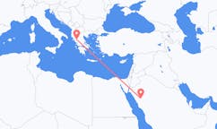 出发地 沙特阿拉伯欧拉目的地 希腊约阿尼纳的航班