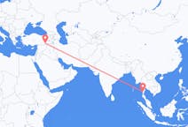 Flights from Bokpyin, Myanmar (Burma) to Mardin, Turkey