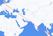 Flyrejser fra Jambi, Indonesien til Hamborg, Tyskland