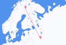 Flyreiser fra Moskva, Russland til Kolari, Finland