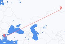 Loty z miasta Skyros do miasta Omsk