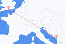 Vluchten van Southampton, Engeland naar Podgorica, Montenegro