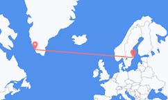 格陵兰出发地 帕缪特飞往格陵兰目的地 斯德哥尔摩的航班