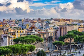 Privat sightseeingoverførsel fra Firenze til Rom med et stop på 2 timer