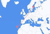 Flights from Santa Cruz de La Palma in Spain to Stockholm in Sweden