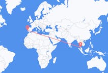 Flyg från Hat Yai, Thailand till Lissabon, Portugal