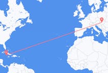 Vluchten van Cayman Brac naar Boedapest