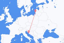 Flyrejser fra Palanga til Zadar
