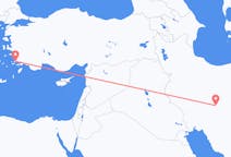 Flyg från Esfahan till Bodrum