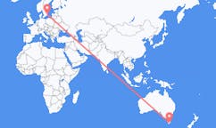 Flyg från Hobart, Australien till Kalmar, Sverige