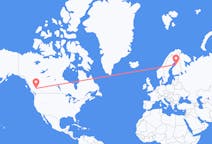 Flyreiser fra Williams Lake, Britisk Colombia, til Uleåborg