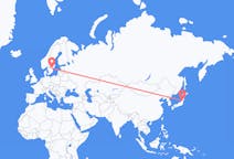 Flyrejser fra Yamagata, Japan til Linköping, Sverige