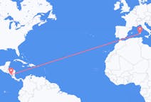 Flights from Managua to Cagliari
