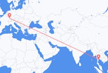 Flights from Hua Hin District, Thailand to Strasbourg, France