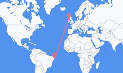 Flyg från Recife (kommun), Brasilien till Derry, Nordirland