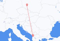 Flyg från Tirana, Albanien till Wrocław, Polen