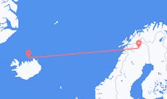 เที่ยวบิน จาก Grimsey, ไอซ์แลนด์ ไปยัง Kiruna, สวีเดน