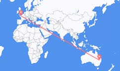 Flyreiser fra Moree, Australia til Rennes, Frankrike