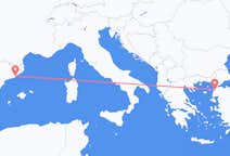 Flyg från Çanakkale, Turkiet till Barcelona, Spanien