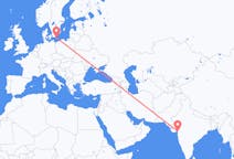 Flights from Surat, India to Bornholm, Denmark