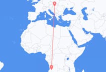 Flyg från Huambo, Angola till Budapest, Ungern