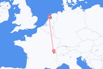 Vluchten van Genève, Zwitserland naar Amsterdam, Nederland