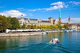 Suuri kiertue Zürichissä bussilla ja veneellä