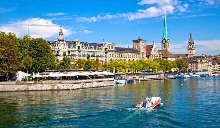 Den stora rundturen i Zürich med buss och båt