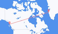 Lennot Ketchikanista, Yhdysvallat Sisimiutille, Grönlanti