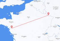 Flyrejser fra Nantes, Frankrig til Saarbrücken, Tyskland