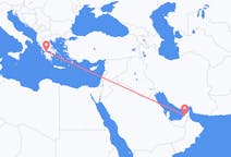 Vluchten van Dubai, Verenigde Arabische Emiraten naar Patras, Griekenland