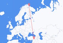 Fly fra Kirkenes til Şanlıurfa