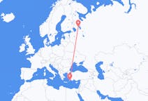 Flights from Petrozavodsk, Russia to Rhodes, Greece