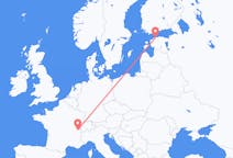 Flyg från Genève, Schweiz till Tallinn, Estland