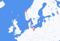Flyreiser fra Sandane, Norge til Berlin, Tyskland