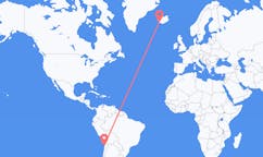 Flyg från Antofagasta, Chile till Reykjavik, Island