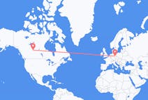 Flyrejser fra Fort McMurray, Canada til Leipzig, Tyskland