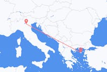 Vols depuis la ville de Vérone vers la ville de Lemnos