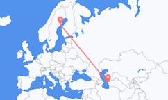 เที่ยวบิน จาก Türkmenbaşy, เติร์กเมนิสถาน ไปยังอูเมโอ, สวีเดน