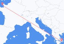 从圣赫利尔飞往雅典的航班