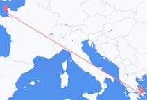 Flyreiser fra Saint Helier, til Athen