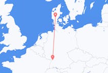 Flyreiser fra Billund, Danmark til Karlsruhe, Tyskland