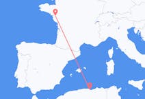 Рейсы из Беджая, Алжир в Нант, Франция