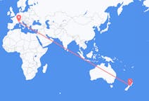 Flyg från Wellington, Nya Zeeland till Turin, Italien